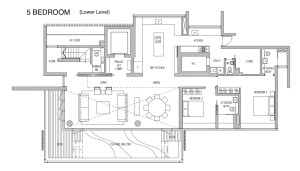 Leedon Residence 5 bedroom lower level