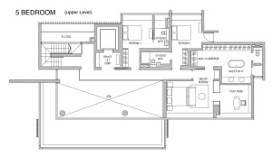 Leedon Residence 5 bedroom upper level